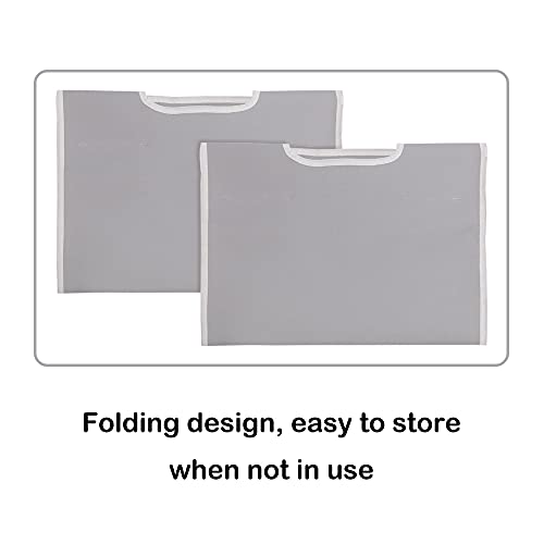 STORAGE MANIAC 2 Pack Laundry Sorter Replacement Bags, No Hangers, Laundry Hamper Cart Removable Replacement Bags, Laundry Storage Organizer Replacement Bags, Gray