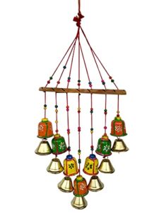 fikimos handmade home decoration hanging door ornaments bells (theme of triangle bell)