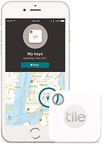 Tile Mate - Key Finder, Phone Finder, Anything Finder - Item Locator - Non Retail Packaging - 1 Pack White RT-16004/MATE