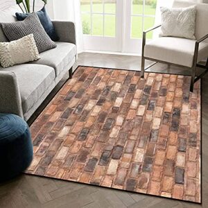 indoor/outdoor area soft rug grungy old red brick wall seamless background texture photo pattern floor rugs table chair mats home living room coffee table non-slip carpet home decoration gifts