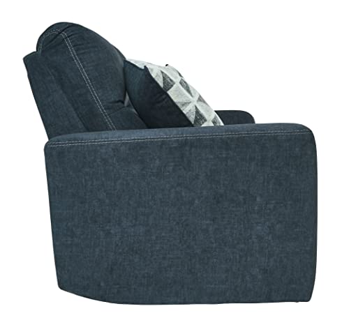 Signature Design by Ashley Paulestein 2 Seat Reclining Power Sofa, 81"W x 41"D x 40"H, Blue