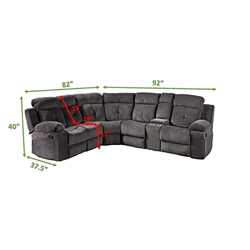 Galaxy Home FurnishingsArizona Sectional Gray