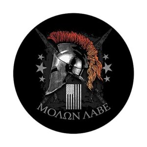 Epic USA Molon Labe Come and Take Them Spartan 2nd Amendment PopSockets Swappable PopGrip