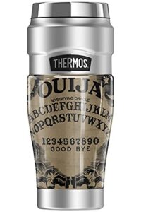 thermos ouija big ouija stainless king stainless steel travel tumbler, vacuum insulated & double wall, 16oz