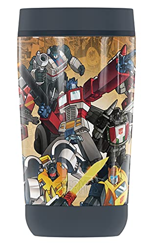 THERMOS Transformers Autobots V Decepticons GUARDIAN COLLECTION Stainless Steel Travel Tumbler, Vacuum insulated & Double Wall, 12 oz.