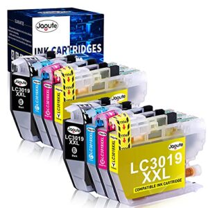 jagute lc3019xxl ink cartridges replacement for brother lc3019 xxl ink cartridges work with brother mfc-j5330dw mfc-j6730dw mfc-j6930dw mfc-j6530dw mfc-j5335dw printer(2bk/2c/2m/2y 8-pack)