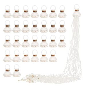 no mess white throw streamers for birthday party, wedding reception, grand opening (30 pack)