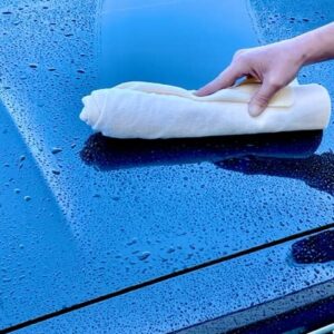 MAGNA SHINE MicroVA Hybrid Microfiber PVA Drying Towel for Car Exterior/Interior, Multipurpose Drying Towel Ideal for Home Use, Boat, Motorcycle More Absorbent Than Natural Chamois