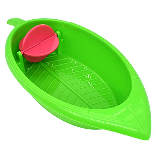 TEHAUX Bird Bath for Cage- Small Tub Bowl for Inside Cage Birdbath Shower for Parrot/Parakeets/Cockatiels/Canary/Budgerigar (Rosy, Green)