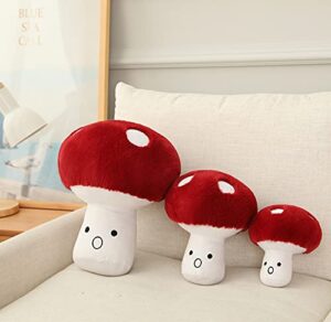 hynbase 3d creative plush mushroom cute sofa car and bed cushions throw pillow surprise mushroom (7.08")