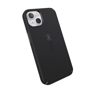 speck products candyshell pro case fits iphone 13, black/slate grey