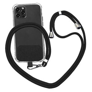 univeral phone lanyard,cell phone lanyard with adjustable detachable neckstrap and phone tether, neck phone strap