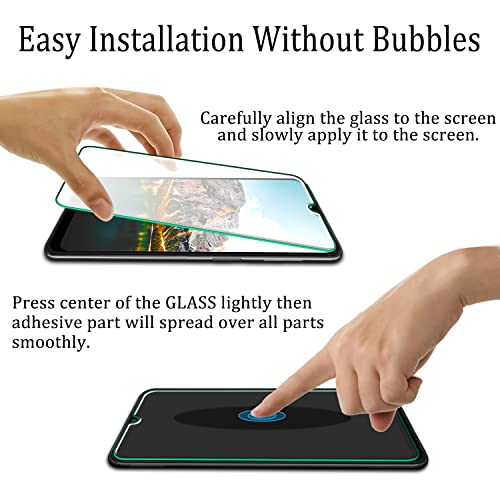 KATIN [2-Pack] Screen Protector for Samsung Galaxy A32 5G Tempered Glass, Bubble Free, Case Friendly, Easy to install