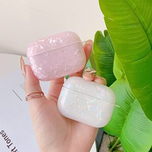 Cocomii Pearl AirPods Pro Case - Pearl Glitter - Slim - Lightweight - Glossy - Keychain Ring Shiny Sparkle Sequin Bling - Luxury Headphone Case Cover Compatible with Apple AirPods Pro (Iridescent)