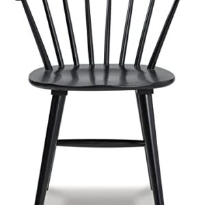 Signature Design by Ashley Otaska Dining Room Side Chair Set of 2, Black