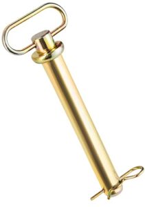 trailer hitch pin and clip 1 x 7.5” receiver pin, use for drop hitches, multi hitches, hitch plugs, bike racks, and cargo carriers– by goreks