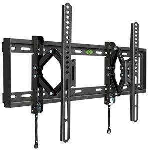usx mount advanced tilt tv wall mount for most 42-90 inch tvs, easy to install extension tv mount extending to 7 inch, universal wall mount tv bracket up to 24'' studs, vesa 600 x 400mm and 120lbs