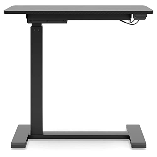 Signature Design by Ashley Lynxtyn Adjustable Height Side Desk, 28"W x 16"D x 26/41"H, White