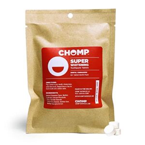 chomp toothpaste tablets refill cinnamon