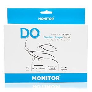 monitor dissolved oxygen test kit (50 tests) - monitor aquarium and aquaculture water quality