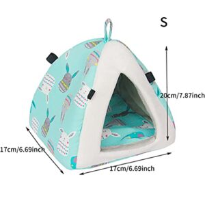 Keersi Warm Bird Nest Tent Hammock for Parrot Parakeet Cockatiel Conure Amazon Budgie Lovebird Finch Canary Hamster Gerbil Rat Chinchilla Squirrel Cage Toy