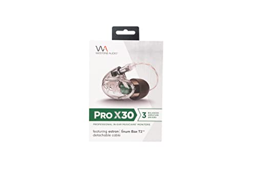 Westone Audio Pro X30 IEM Earphones - Three-Driver Noise Isolating Musician in-Ear Monitor Wired Earbuds