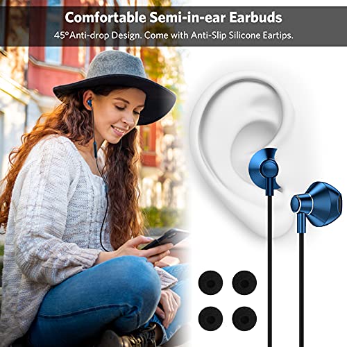 APETOO USB C Headphones for Samsung S23 Ultra S22 S20 FE S21,HiFi Stereo Type C Earphones Wired Earbuds with Mic Volume Control for Galaxy A53 Flip4 Fold4 Pixel 6a 6 7 Pro iPad 10th Oneplus 10T 9