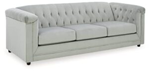 signature design by ashley josanna sofa, 93"w x 38"d x 33"h, grey
