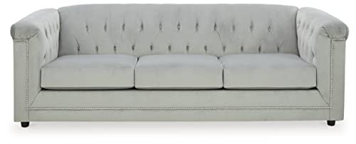 Signature Design by Ashley Josanna Sofa, 93"W x 38"D x 33"H, Grey