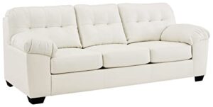 signature design by ashley donlen sofa, 95"w x 40"d x 39"h, white