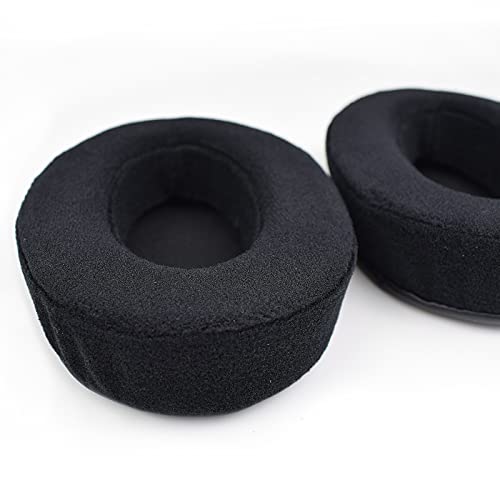 MOLGRIA Ear Pads Cushion, Replacement Earpads for HM5 ATH-M50X, ATH-M40X, ATH-M30X, ATH-M20X, ATH-M10, Headphones (Velour Black)