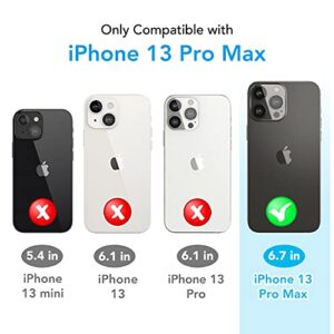 ANHONG Clear Square Case Compatible with iPhone 13 Pro Max 6.7 inch 2021, HD Clear Cover Enhanced Corners TPU Cushion, Shock-Absorption Soft TPU Case