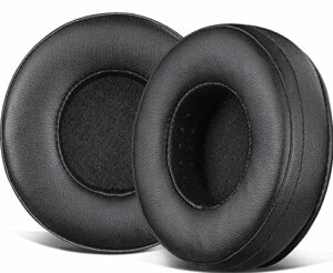 soulwit professional replacement earpads cushions for skullcandy hesh & hesh 2 wireless over-ear headphones, ear pads with softer leather, noise isolation foam, added thickness (black)