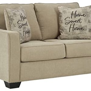 Signature Design by Ashley Lucina Loveseat, 60"W x 40"D x 38"H, Beige