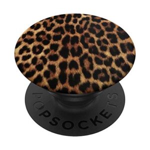leopard print phone popper popsockets swappable popgrip