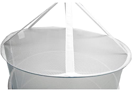 Viagrow Dry Net Hanging Herb Drying Rack, 8 Layer, 2FT x 5FT, 8 Layer (White, 8-Rack)