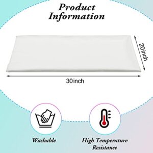 2 Pieces Sheer Press Cloth Fabric 20 x 30 Inch Ironing Press Cloth Silk Fabric Cloth Iron Fabric Protector Ironing Pressing Pad Protective Scorch Saving Cloth Pressing Tool for Ironing Protection