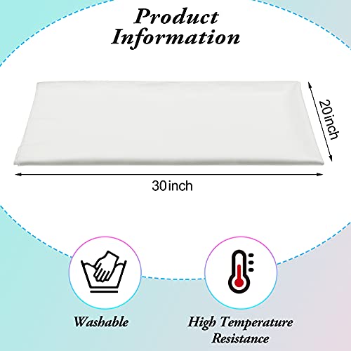 2 Pieces Sheer Press Cloth Fabric 20 x 30 Inch Ironing Press Cloth Silk Fabric Cloth Iron Fabric Protector Ironing Pressing Pad Protective Scorch Saving Cloth Pressing Tool for Ironing Protection