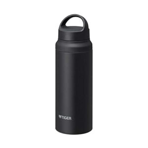 tiger corporation stainless steel vacuum insulated bottle with handle, 20-ounce, black (mcz-s060)