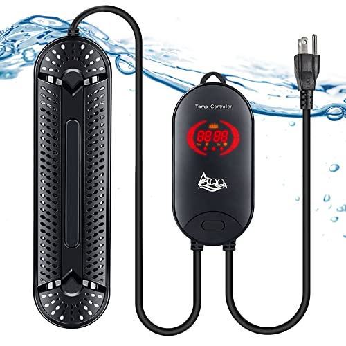 AQQA Aquarium Heater 800W for 80-220 Gallon Submersible Fish Tank Heater for Aquarium Betta Fish Heater Aquarium Thermostat Heater Hydroponic Freshwater & Saltwater (800W, 80-220Gal)