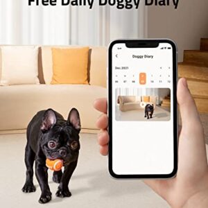 eufy Pet Camera for Dogs and Cats, On-Device AI Tracking and Pet Monitoring, 360° View, 1080p Dog Camera with Treat Dispenser, Doggy Diary, Local Storage, 2-Way Audio, Phone App, No Monthly Fee