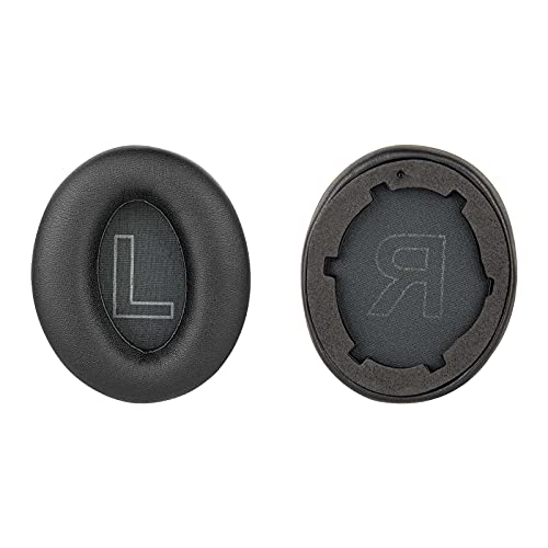 Geekria QuickFit Replacement Ear Pads for Anker Soundcore Life Q20, Q20BT Headphones Earpads, Headset Ear Cushion Repair Parts (Black)