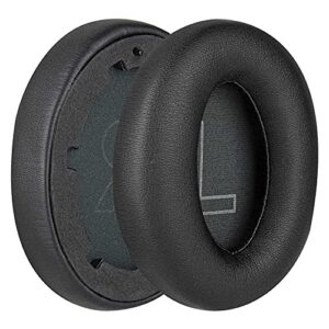 Geekria QuickFit Replacement Ear Pads for Anker Soundcore Life Q20, Q20BT Headphones Earpads, Headset Ear Cushion Repair Parts (Black)