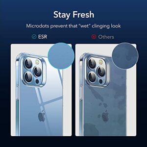 ESR Clear Case Compatible with iPhone 13 Pro Case, Crystal-Clear Shockproof Thin Silicone Case, Yellowing-Resistant Slim Transparent TPU Phone Case, Project Zero Series, Clear