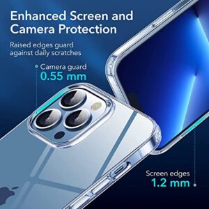 ESR Clear Case Compatible with iPhone 13 Pro Case, Crystal-Clear Shockproof Thin Silicone Case, Yellowing-Resistant Slim Transparent TPU Phone Case, Project Zero Series, Clear