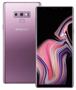samsung electronics galaxy note 9 n960u 128gb cdma + gsm unlocked smartphone - lavender purple (renewed)