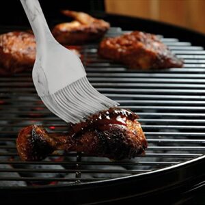 FIVETAS 1.97"x9.84"Heat Resistant Food Grade Silicone Pastry brush Basting Brush for Cooking,BBQ,Meat,Desserts.Kitchen Brush for Sauce Butter oil.Stainless Steel Core Handle.BPA Free. Marbling.