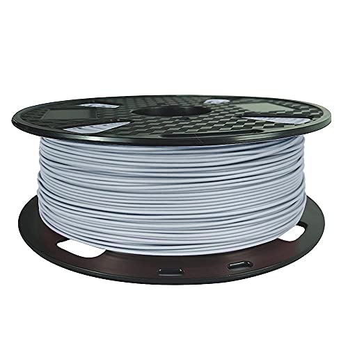 PLA MAX PLA + Light Gray PLA Filament 1.75 mm 3D Printer Filament 1KG 2.2LBS Spool 3D Printing Materials PLA MAX Stronger Than PLA Pro PLA Plus Normal PLA Filament CC3D Steel Grey Color