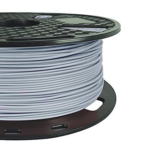 PLA MAX PLA + Light Gray PLA Filament 1.75 mm 3D Printer Filament 1KG 2.2LBS Spool 3D Printing Materials PLA MAX Stronger Than PLA Pro PLA Plus Normal PLA Filament CC3D Steel Grey Color