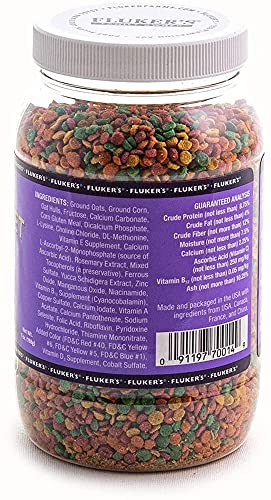 Fluker's Tortoise Diet Small Pellet Food 7oz - Includes Attached DBDPet Pro-Tip Guide